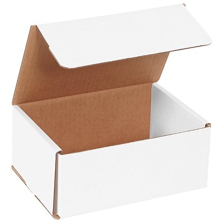 Bsc Preferred 7 x 5 x 3'' White Corrugated Mailers, 50PK BUY00027505